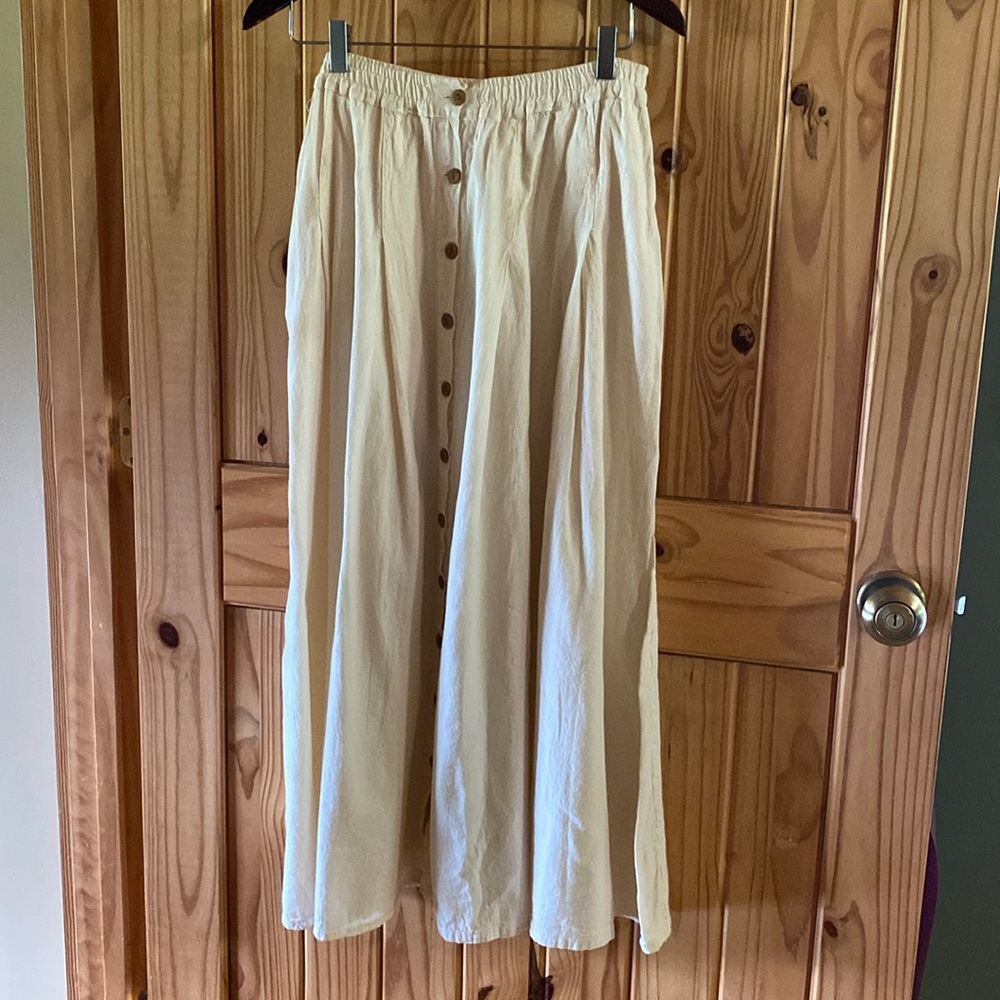Vintage 100% cotton full length skirt
